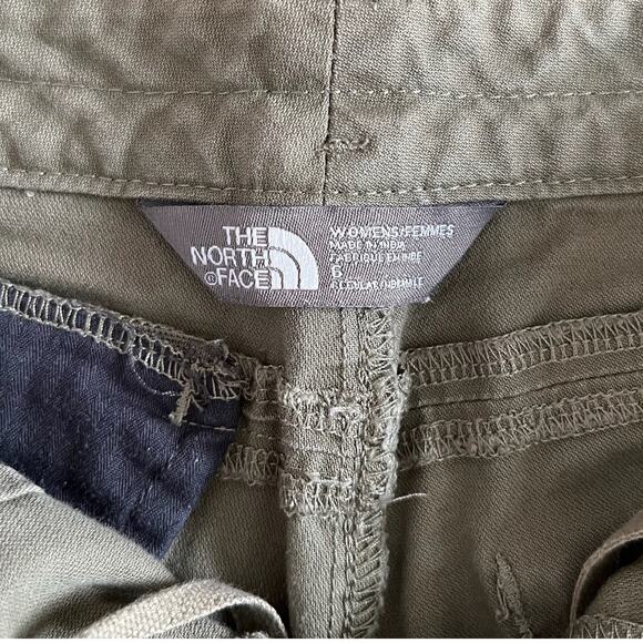 The North Face Green Womens Cotton Twill Shorts US 6 - Picture 3 of 4